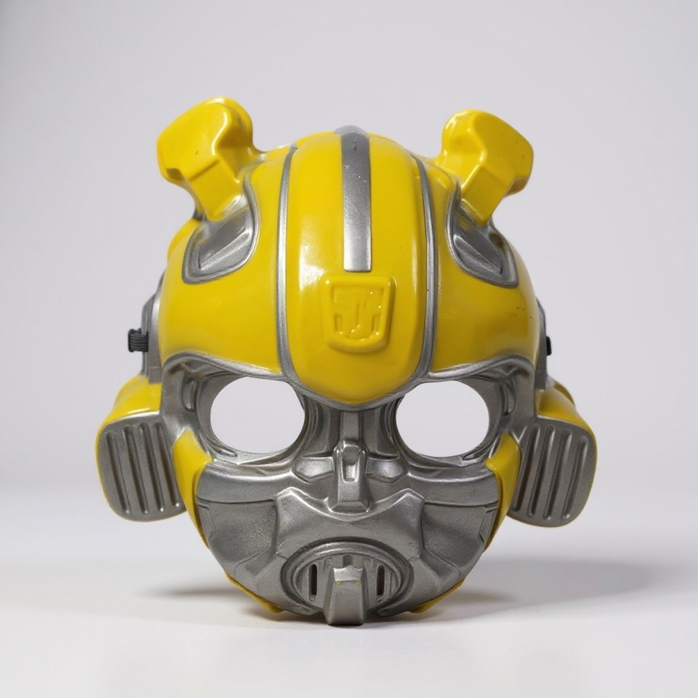 Transformers Bumblebee Mask‎ Hasbro Cosplay Yellow Silver Costume Halloween